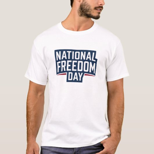 Conception de T-shirts de la Journée Nationale de  (Devant)