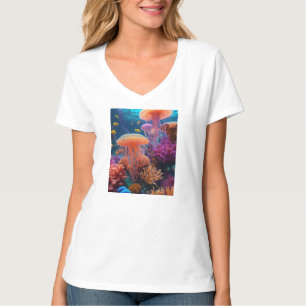 Conception de T-shirts de méduse