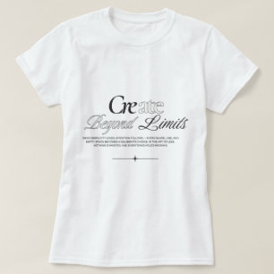 conception de t-shirts pour femmes créer au-delà d