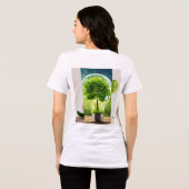 Conception de T-shirts pour un mode de vie durable (Verso intégral)