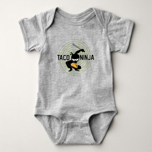 Conception de Taco Ninja - Body bébé en jersey (Devant)
