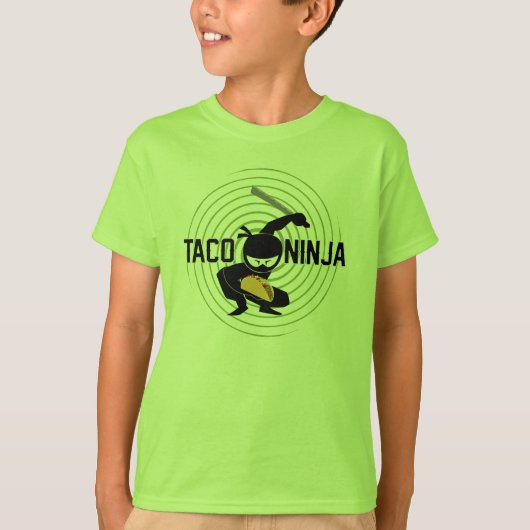 Conception de Taco Ninja - T-Shirt basique pour en (Devant)