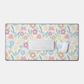 Conception de tapis de bureau botanique coloré (Clavier et souris)