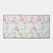 Conception de tapis de bureau botanique coloré (Recto)