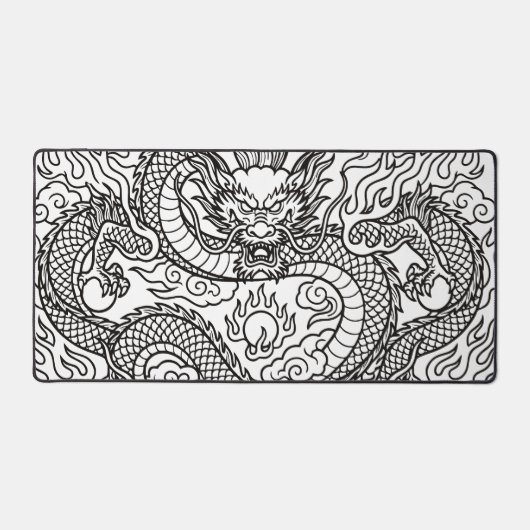 Conception de tapis de souris en ligne art Dragon (Recto)