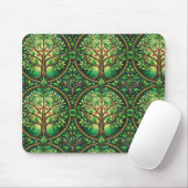 Conception de tapis de souris orné avec un motif r (Avec souris)
