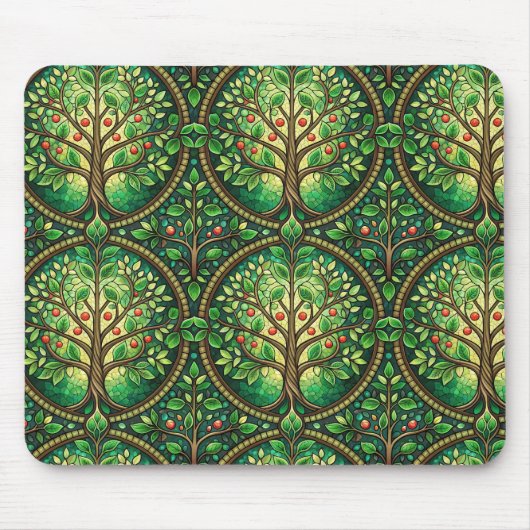 Conception de tapis de souris orné avec un motif r (Devant)