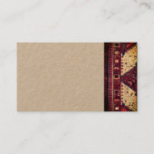 conception de tapis d'Orient sur carte de visite (Dos)