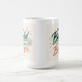 Conception de tasse à café avec citation motivante (Centre)