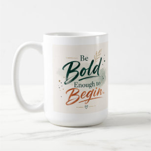 Conception de tasse à café avec citation motivante
