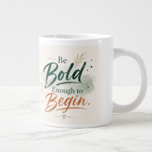 Conception de tasse à café avec citation motivante