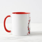 Conception de tasse à café avec le signe de la pai (Gauche)