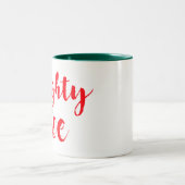 Conception de tasse à café de Noël, mais coquine d (Centre)