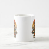 Conception de tasse à café Meilleur papa chat de t (Centre)