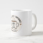 Conception de tasse à café mignonne Mon café alime (Devant droit)