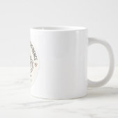 Conception de tasse à café mignonne Mon café alime (Droite)