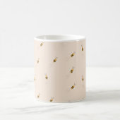 Conception de tasse à motif d'abeille mignonne (Centre)