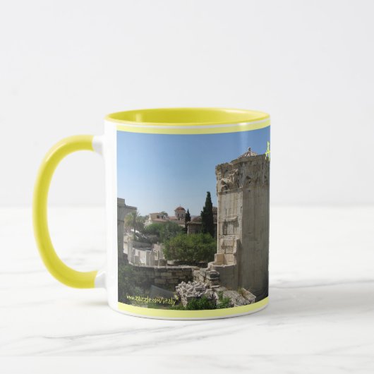 Conception de tasse d'Athènes Grèce (Gauche)