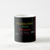 Conception de tasse de café du mois de l'histoire (Centre)