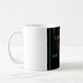 Conception de tasse de café du mois de l'histoire (Gauche)