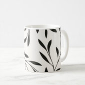 Conception de tasse de café modèle noir (Devant droit)