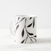 Conception de tasse de café modèle noir (Devant gauche)