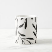 Conception de tasse de café modèle noir (Centre)