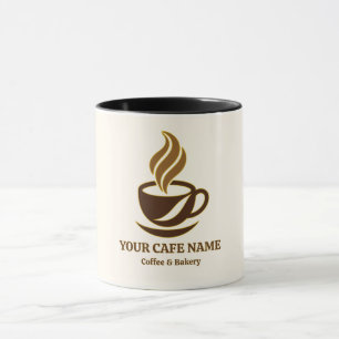 Conception de tasse de café ouverture de café modi