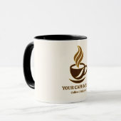 Conception de tasse de café ouverture de café modi (Devant gauche)