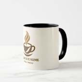 Conception de tasse de café ouverture de café modi (Devant droit)