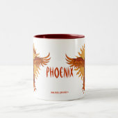 Conception de tasse de cool d'oiseau du feu de (Centre)