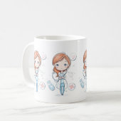 Conception de tasse de docteur Chibi mignon (Devant gauche)