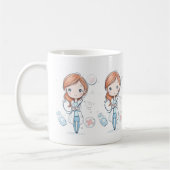 Conception de tasse de docteur Chibi mignon (Gauche)