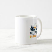 Conception de tasse de pêche minimaliste (Devant droit)
