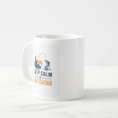 Conception de tasse de pêche minimaliste (Devant gauche)