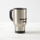 Conception de tasse de voyage en acier inoxydable  (Devant gauche)