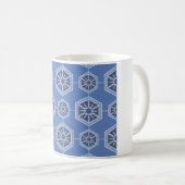 conception de tasse décorative bleue (Devant droit)