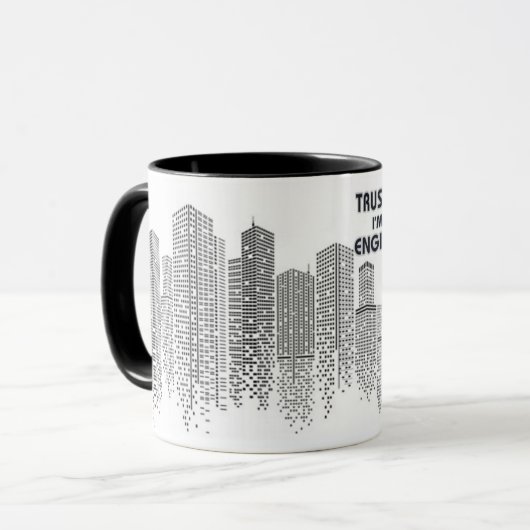 Conception de tasse d'ingénieur (Devant gauche)