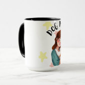 Conception de tasse Maman de chien mignon (Devant gauche)