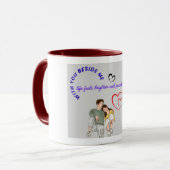 Conception de tasse pour amoureux romantiques (Devant gauche)