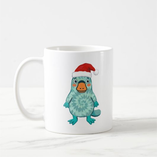 Conception de tasse Santa Platypus Mignon (Gauche)