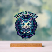 Conception de Techno Cyber Cat Funny Cat Lover - T (Neutre)