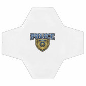 Conception de texte gras Badge de police (Plat)