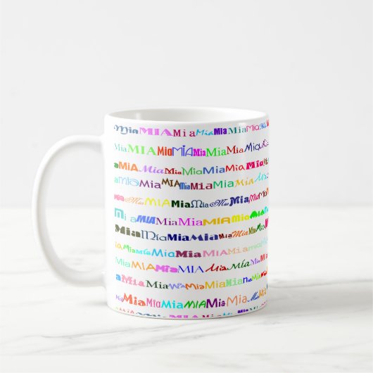 Conception de texte Mia II Mug II (Gauche)