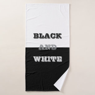 Conception de texte noir gris blanc et de couleurs