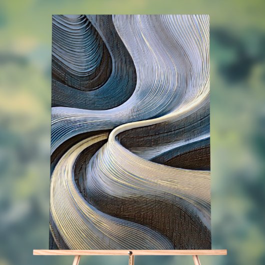 Conception de texture ondulée abstraite moderne (Neutre)