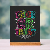 Conception de toile d'araignée Halloween Trick or (Neutre)