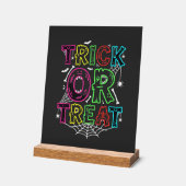 Conception de toile d'araignée Halloween Trick or (Angle)
