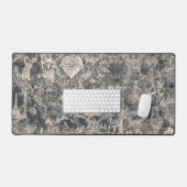 Conception de toile de Paris noir élégant (Clavier et souris)