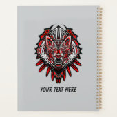 Conception de totem tribal Haida Loup (Dos)